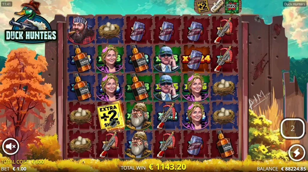 Duck Hunter Slot: Big Game Spins +2 Shots