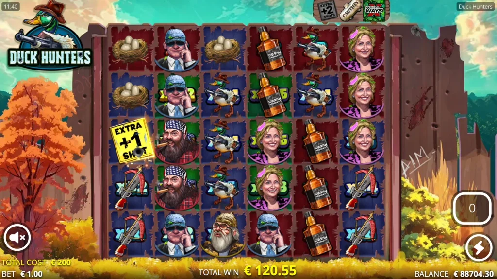 Duck Hunter Slot: Hawk Eye +1 Spin