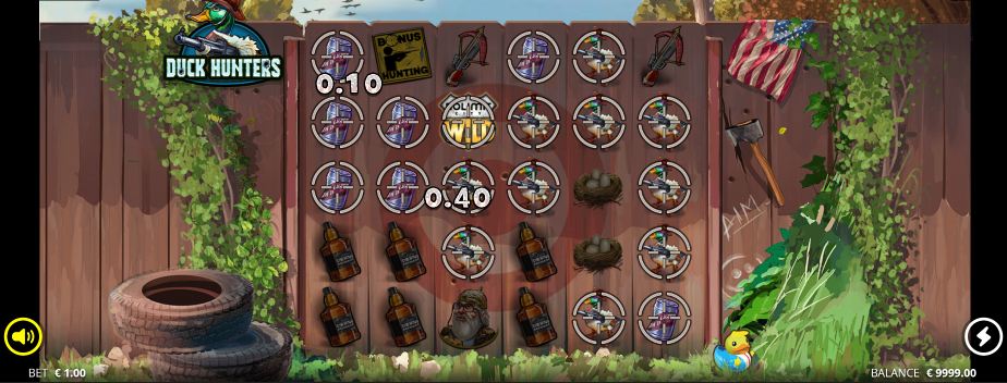 Duck Hunter Slot: landscape screen